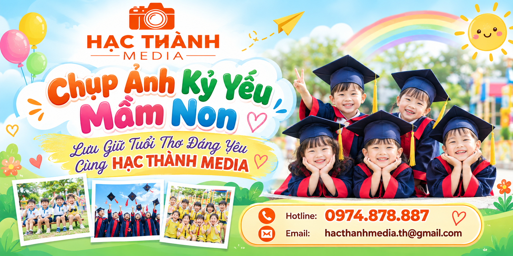 Chụp Ảnh Kỷ Yếu Mầm Non – Lưu Giữ Tuổi Thơ Đáng Yêu Cùng HẠC THÀNH MEDIA