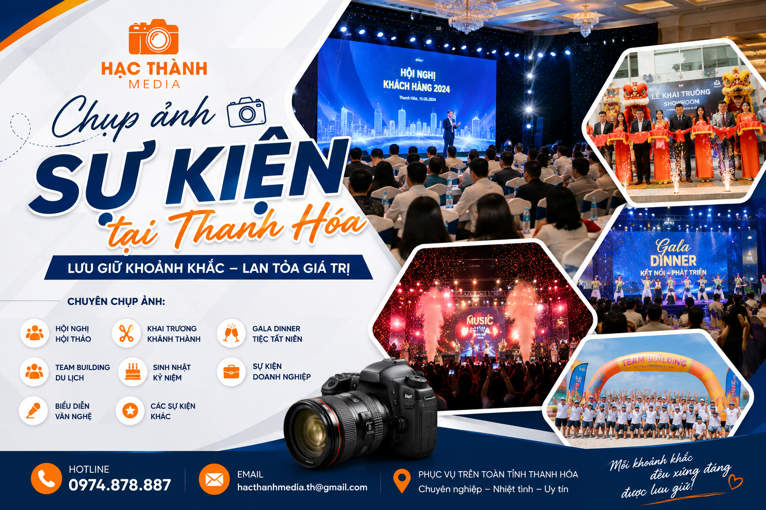 Chụp Ảnh Sự Kiện Tại Thanh Hóa – Ghi Lại Mọi Khoảnh Khắc Ấn Tượng Cùng HẠC THÀNH MEDIA